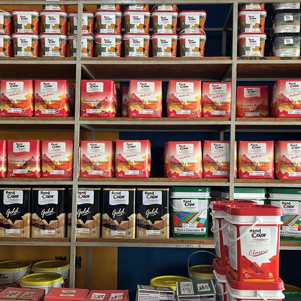 Ampla linha para pintuta