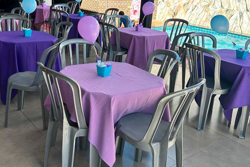 Locação do espaço